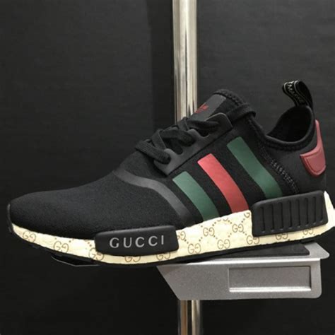 ua adidas x gucci nmd r1 black